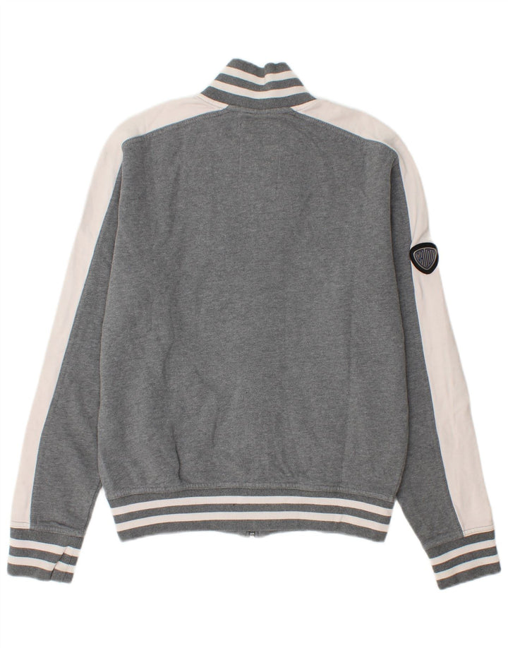 Jachetă de top pentru trening grafic Gaudi pentru femei UK 10, gri mic, color block