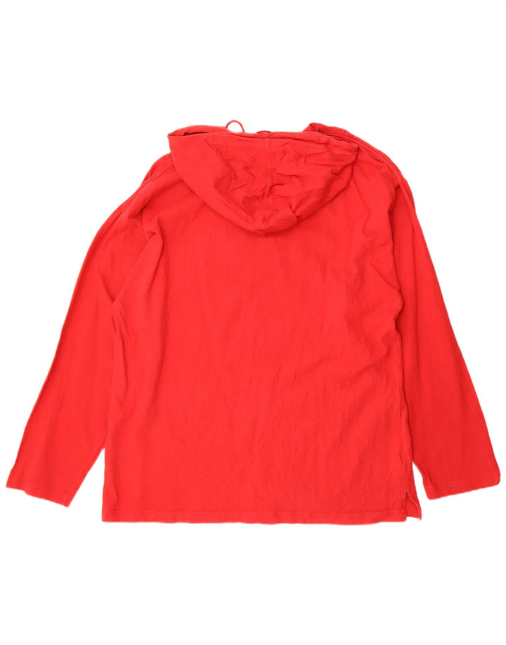 Champion pentru bărbați, cu glugă, cu grafică, cu mânecă lungă, bumbac roșu