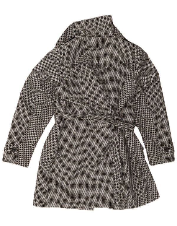 Trench pentru femei Marks & Spencer UK 18 XL Poliester geometric negru