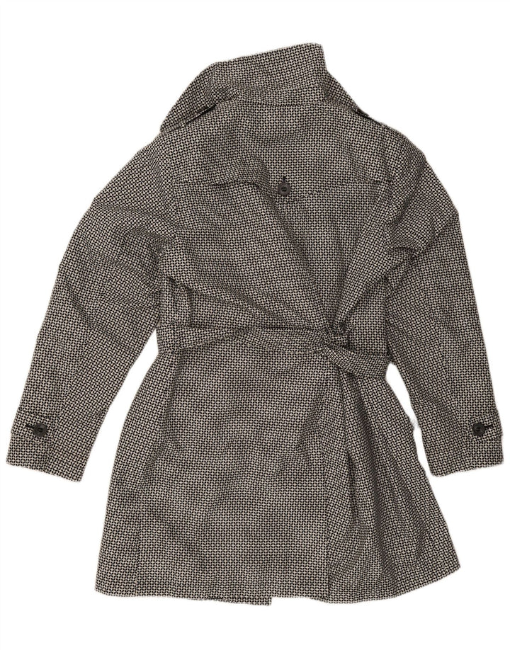 Trench pentru femei Marks & Spencer UK 18 XL Poliester geometric negru