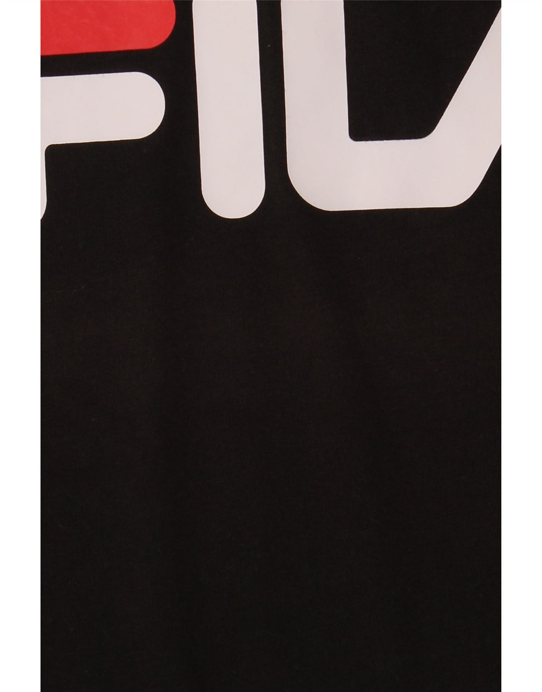 Tricou cu grafic Fila pentru bărbați Top mic bumbac negru