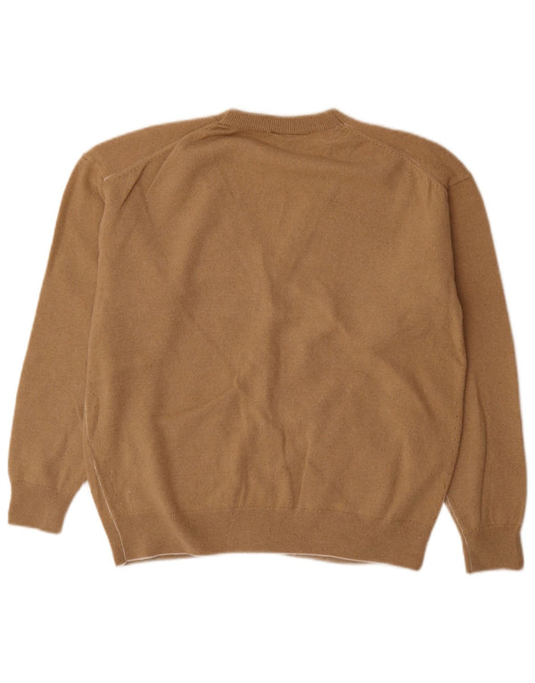 Pulover Cardigan Lacoste Femei Mărimea 38 Lână Medium Bej