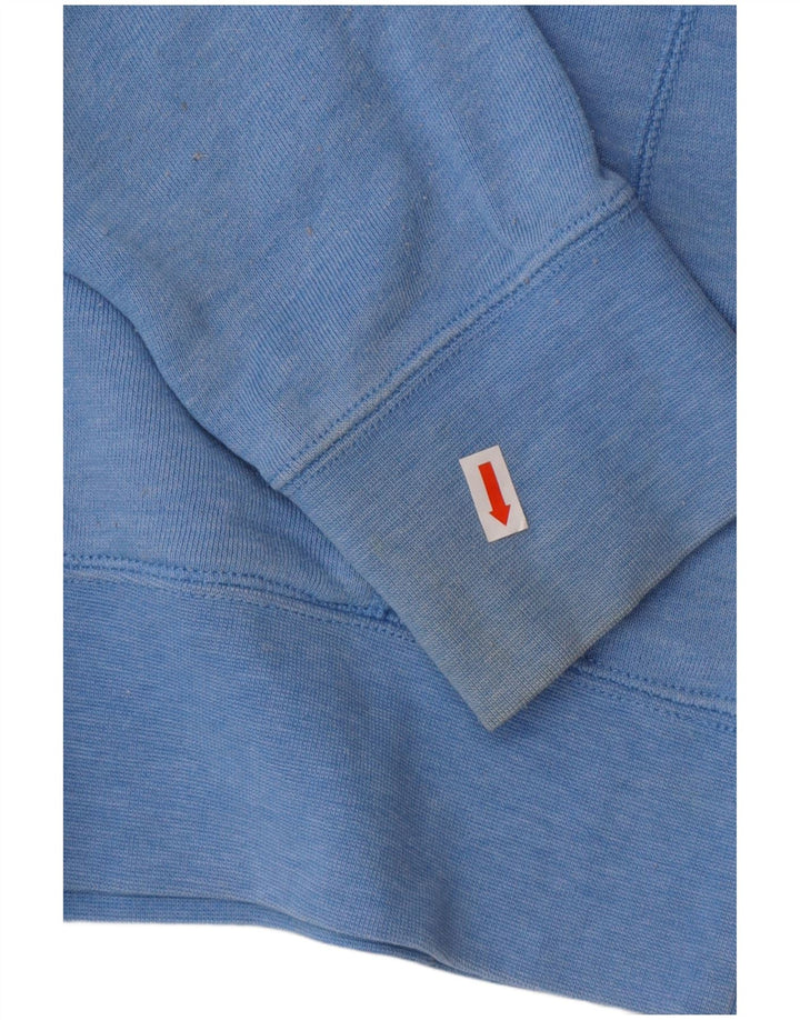 HURLEY Pulover cu glugă grafic pentru femei UK 14 Medium Blue