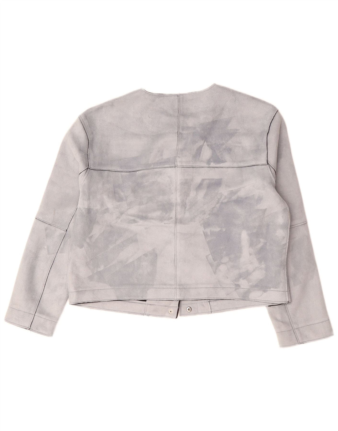 Jachetă Bomber oversize pentru femei ZARA UK 10 Small Gri Poliester