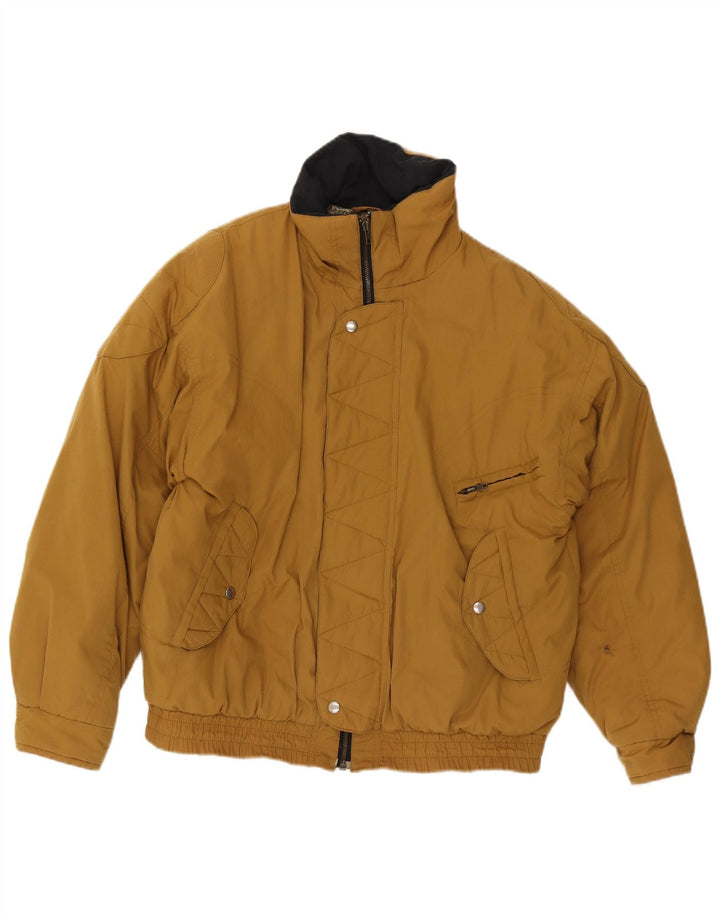 Jachetă Bomber Căptușită Vintage Bărbați IT 48 Maro Mediu