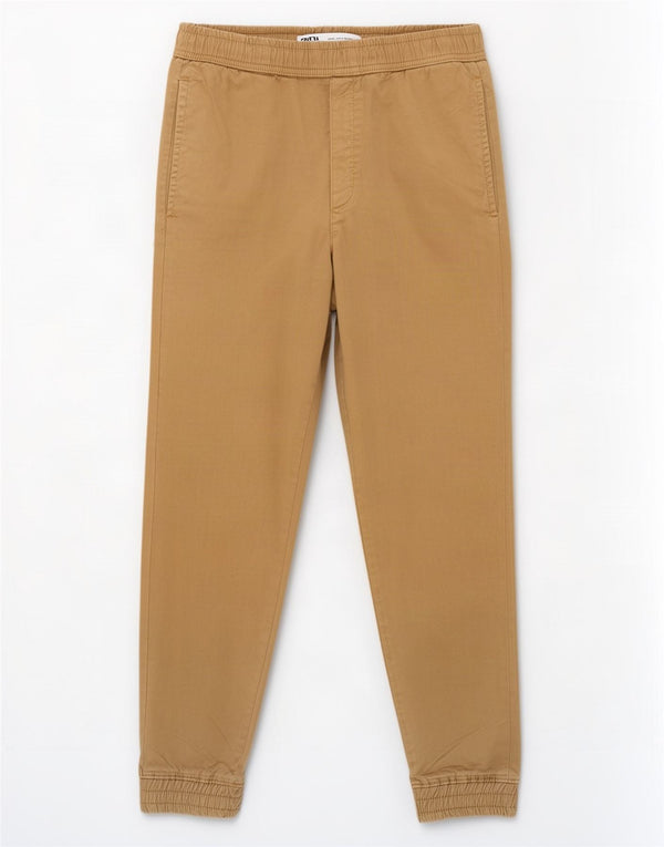 Pantaloni de jogging pentru bărbați Zara Pantaloni chino Mici L30 L27 Bej Bumbac