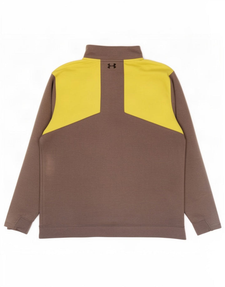 Top de trening Under Armour Cold Gear Pullover pentru bărbați 2XL, gri, bloc de culoare