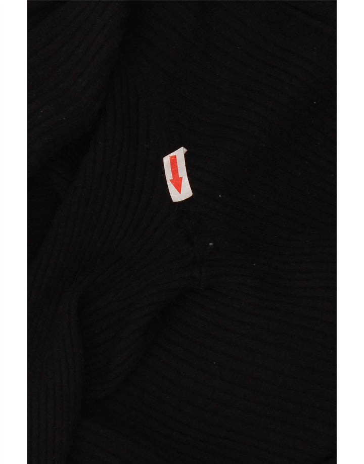 Pulover cardigan asimetric pentru femei Marks & Spencer UK 16 Large Black