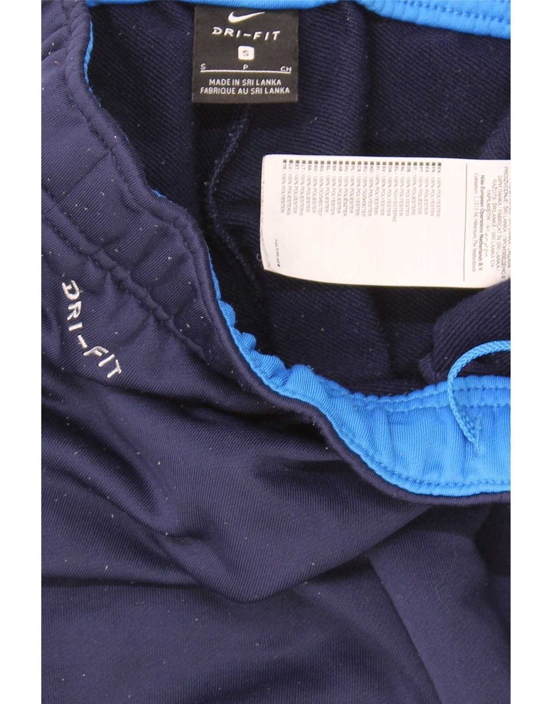 Pantaloni de trening Nike Dri Fit pentru bărbați, poliester mici, albastru
