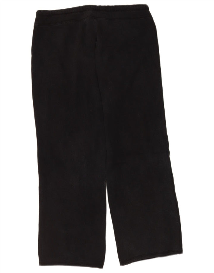 Pantaloni de trening Gap pentru femei cu grafică UK 14, bumbac mediu negru
