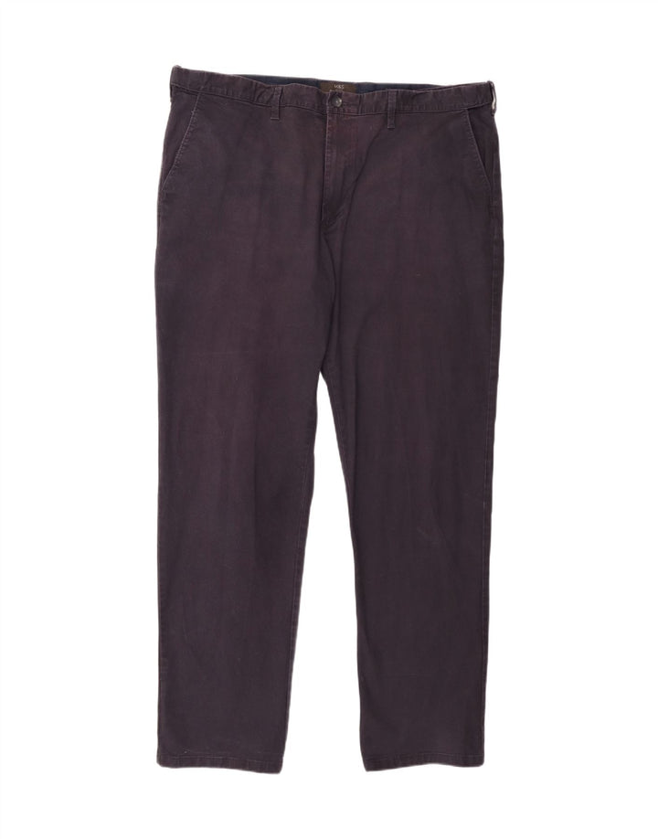 Pantaloni chino obișnuiți pentru bărbați Marks & Spencer L42 L33 Bumbac bleumarin