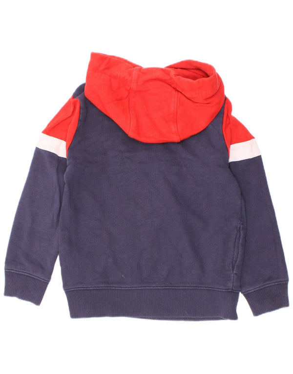 Pulover cu capotă cu grafic Tommy Hilfiger pentru băieți, 3-4 ani, albastru bleumarin