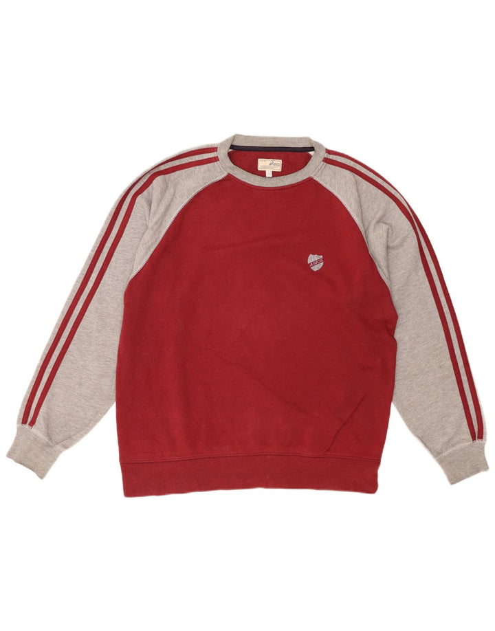 Pulover ASICS pentru bărbați, roșu mediu, bumbac color bloc