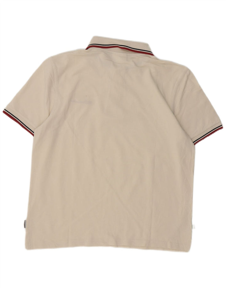 Tricou polo Reebok pentru bărbați, mic cu dungi albe