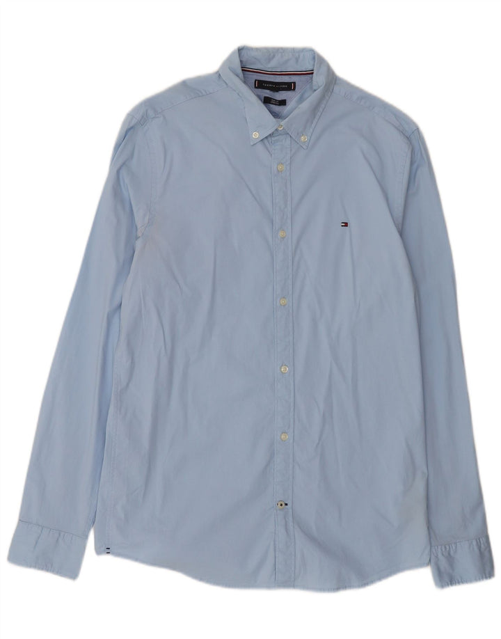 Cămașă Slim Fit Tommy Hilfiger pentru bărbați, albastru mare