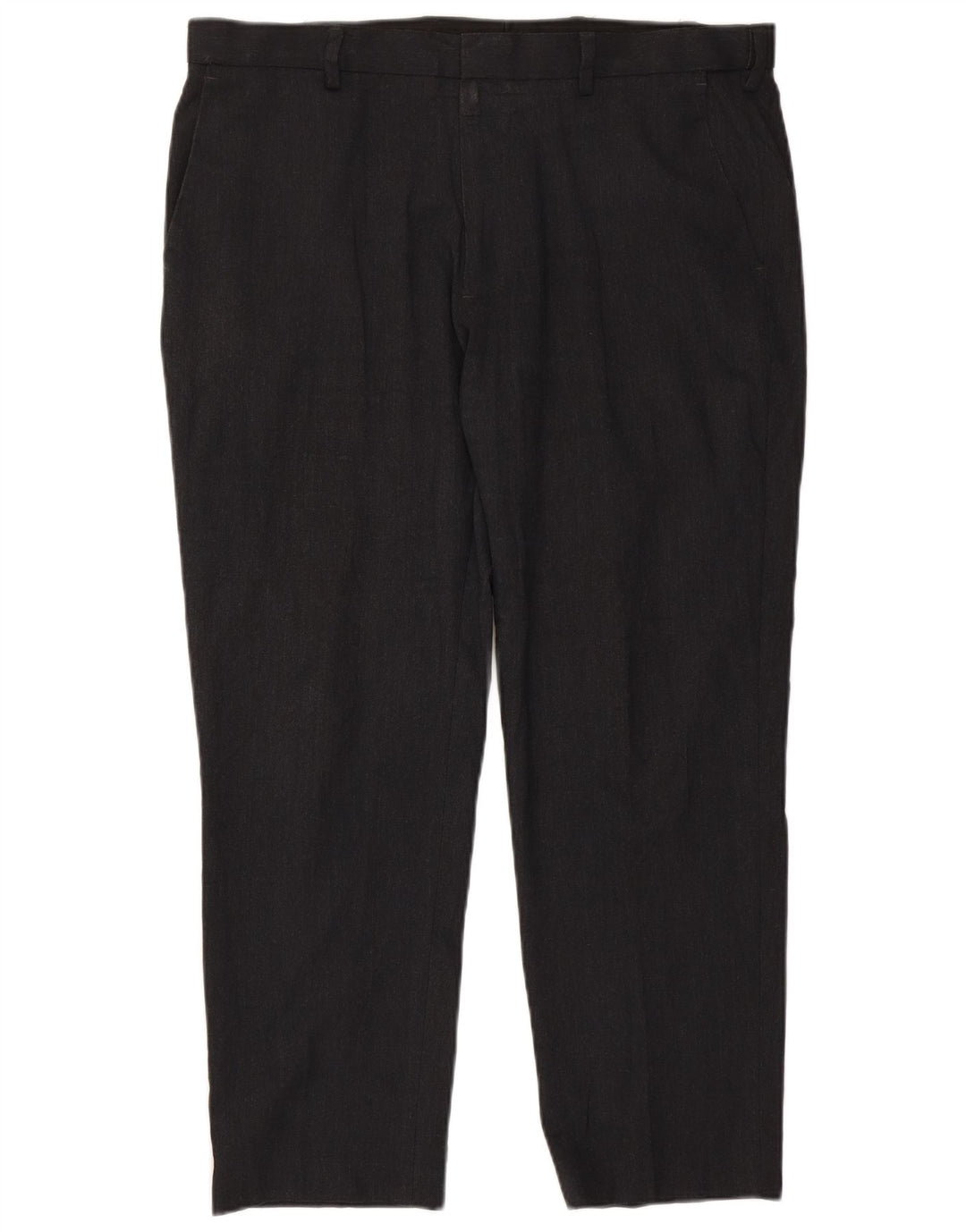 Pantaloni chino pentru bărbați Marks & Spencer, cu ajustare normală, L38 L29, poliester negru