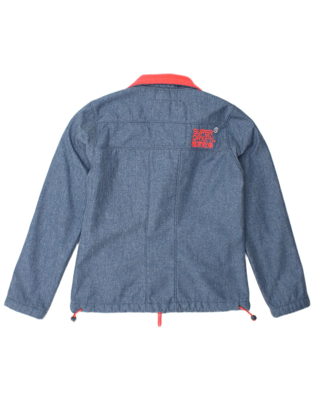 SUPERDRY Windtrekker Windbreaker Jacket pentru femei UK 14 Medium Blue Poliester