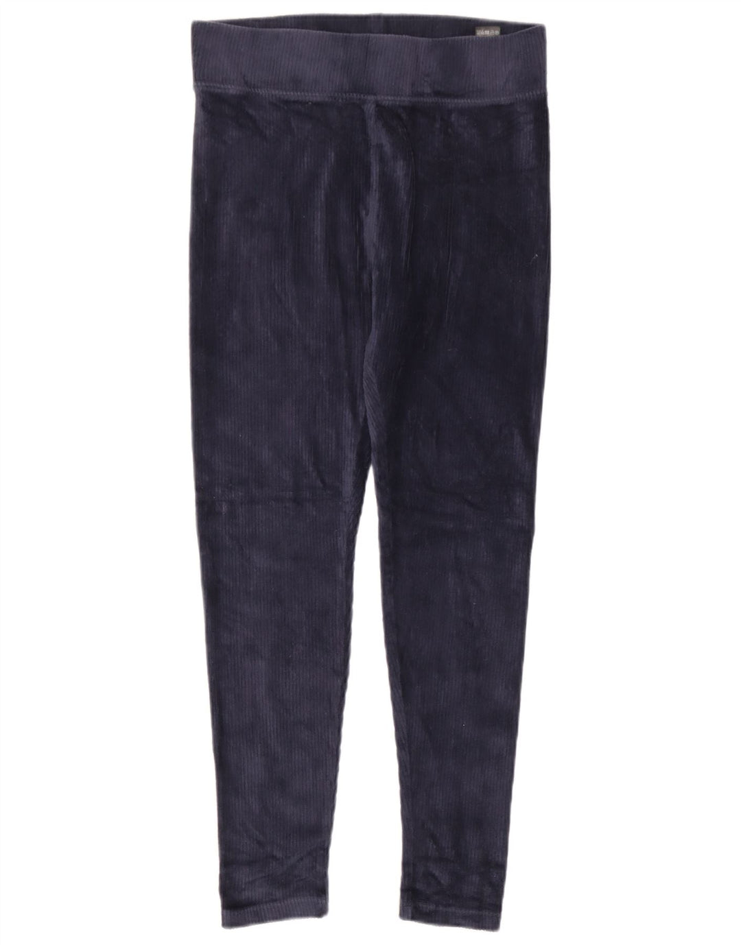 Leggings din velur pentru femei Marks & Spencer UK 12, mediu, bleumarin, bumbac