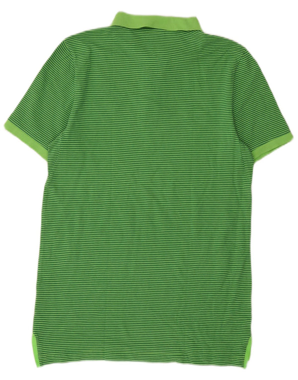 Tricou polo Nike SV Werder Bremen pentru bărbați, bumbac cu dungi verzi medii