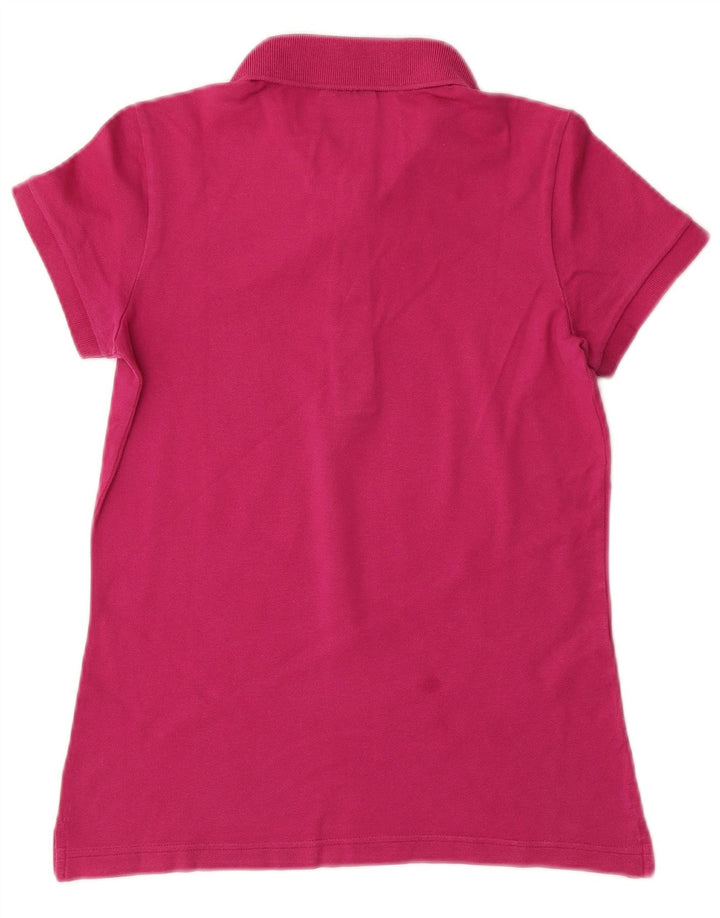 Tricou polo LACOSTE pentru dama marimea 38 bumbac roz mediu