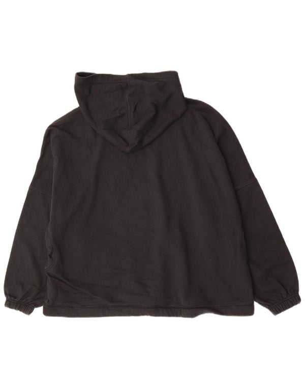 Pulover supradimensionat pentru femei Adidas UK 4/6 XS bumbac negru