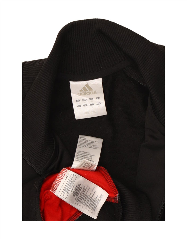 ADIDAS Mens Tracksuit Top Jacket UK 40/42 Medium Black Colourblock