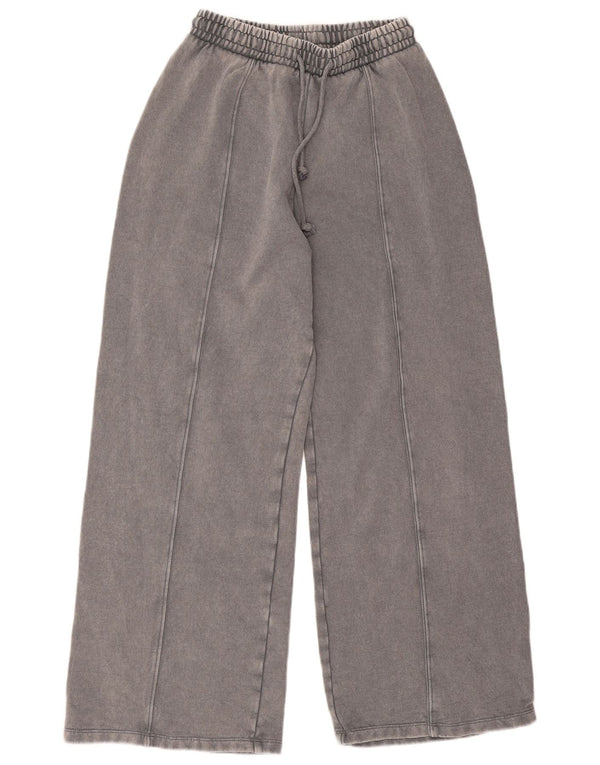 Pantaloni de trening pentru femei cu picioare largi Zara UK 12 gri mediu