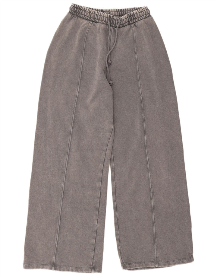 Pantaloni de trening pentru femei cu picioare largi Zara UK 12 gri mediu