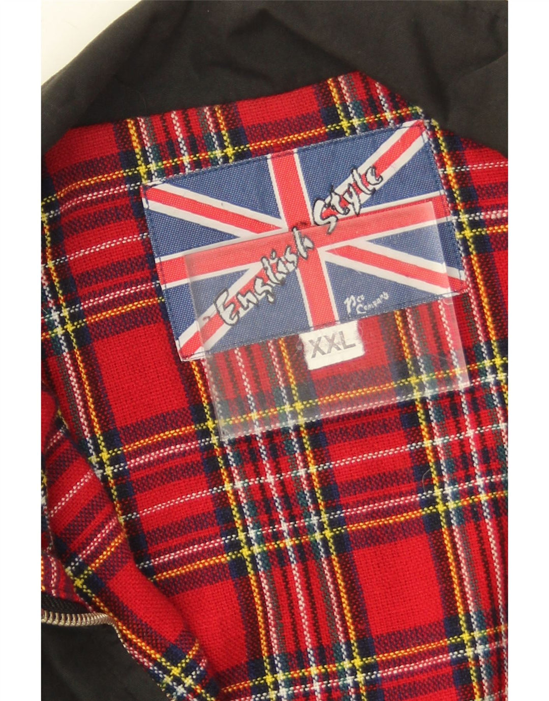 Bomber vintage pentru bărbați UK 44 2XL poliester negru