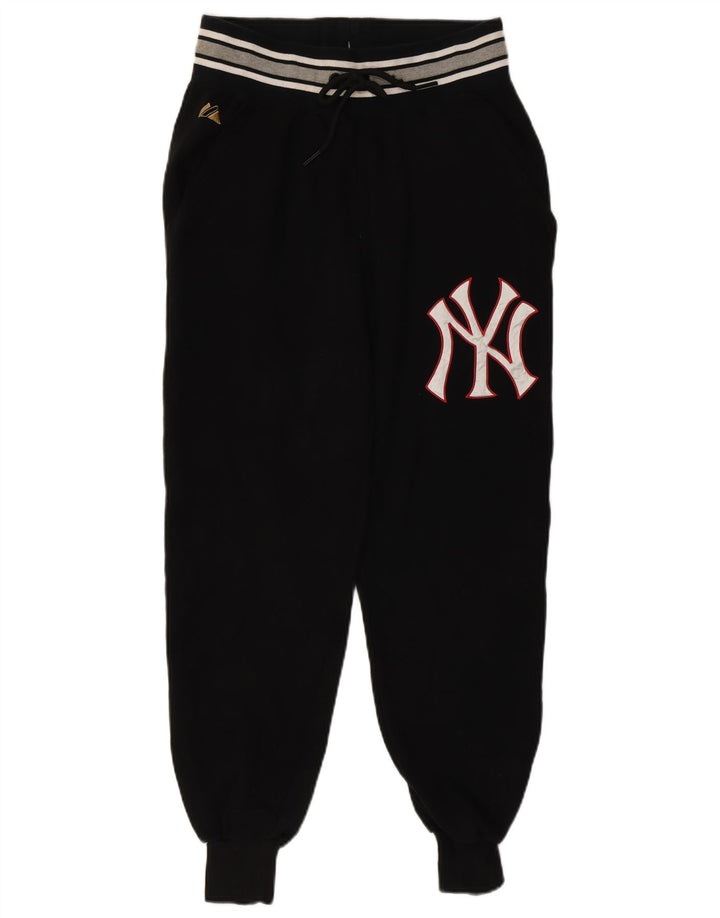 Pantaloni de trening Majestic pentru bărbați New York Yankees Pantaloni de jogging Medium Black