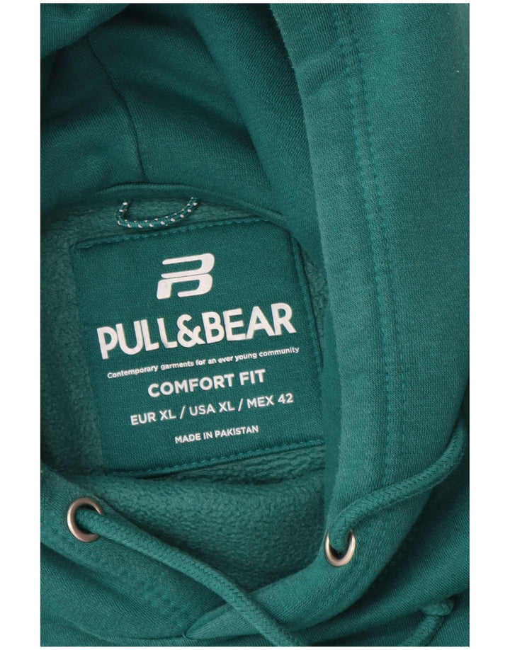 Pull & Bear Pull & Bear Pulover Comfort Fit pentru bărbați, XL, verde