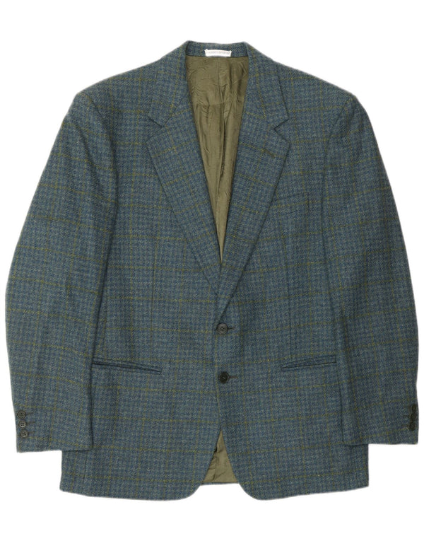 GILBERTO DOARDI Jachetă pentru bărbați IT 50 Large Blue Houndstooth Classic
