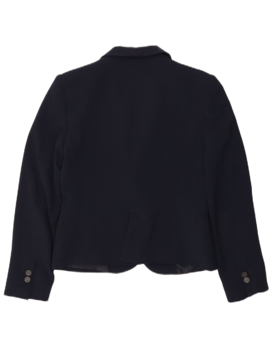 Blazer pentru femei Zara cu 1 nasture UK 12 Medium Bleumarin