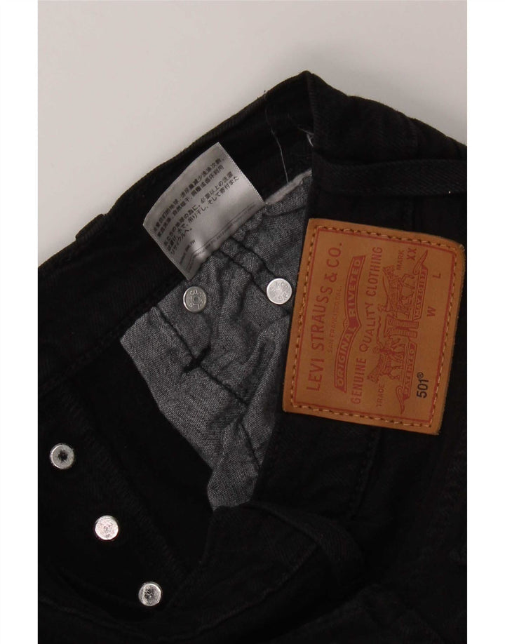 Blugi drepti 501 pentru femei Levi's W24 L24 negri