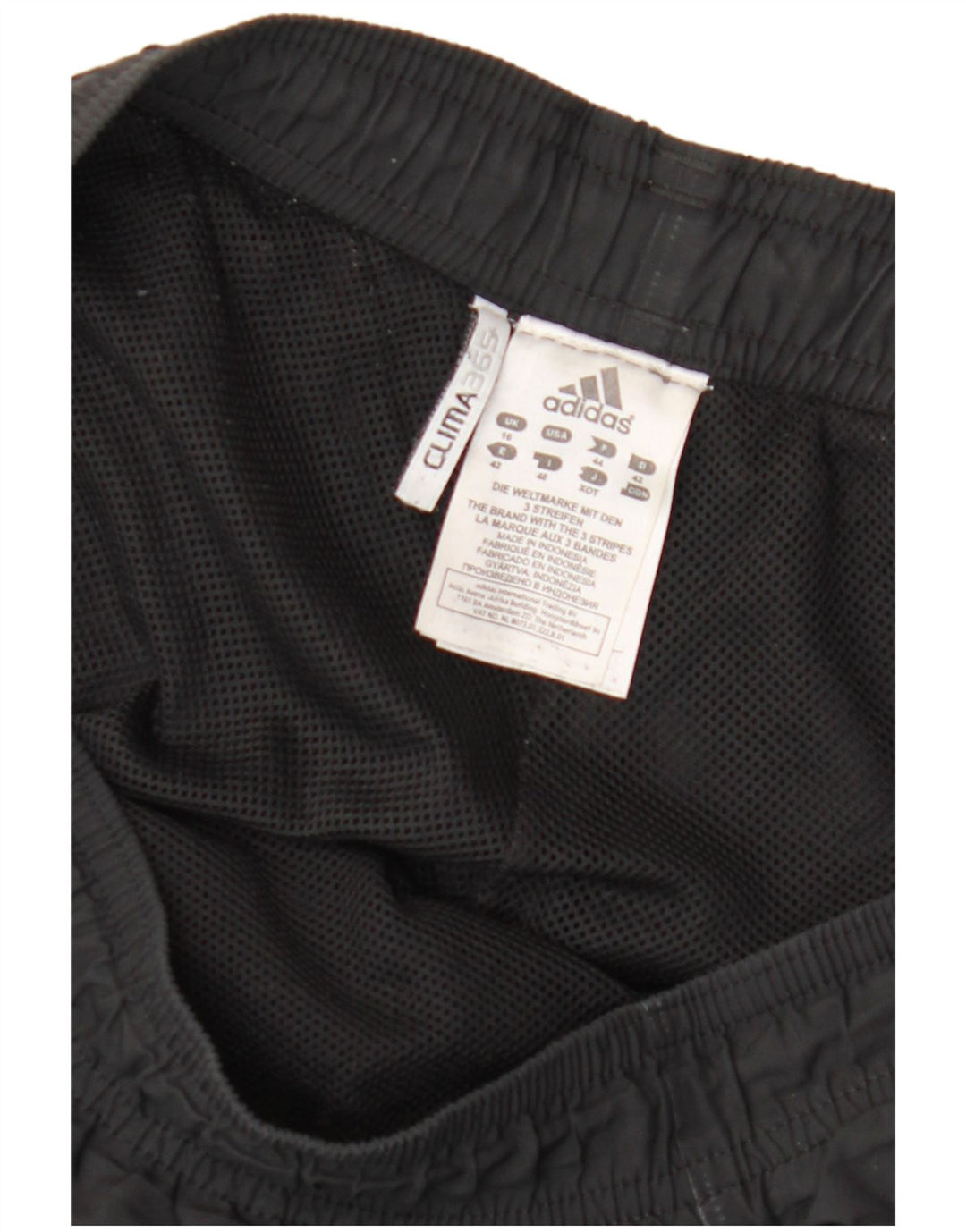 ADIDAS Womens Climalite Tracksuit Trousers UK 16 Large Black Polyester Vintage Adidas and Second-Hand Adidas from Messina Hembry 