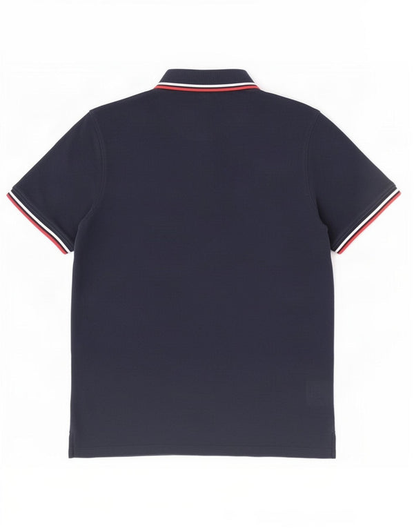 Cămașă polo Jack & Jones pentru bărbați XL, bumbac cu dungi, albastru bleumarin