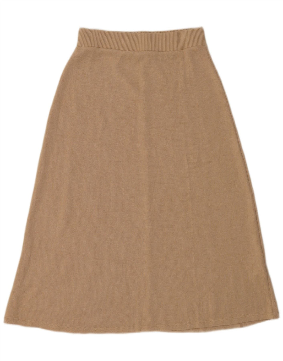 Fusta Midi Zara Femei Medium W28 Bej Viscoza