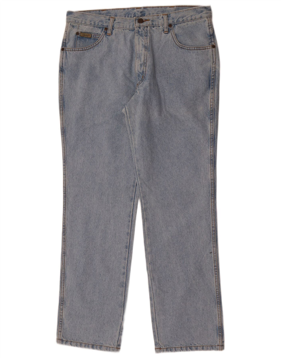 Blugi drepti pentru bărbați Wrangler W36 L30 Bumbac albastru