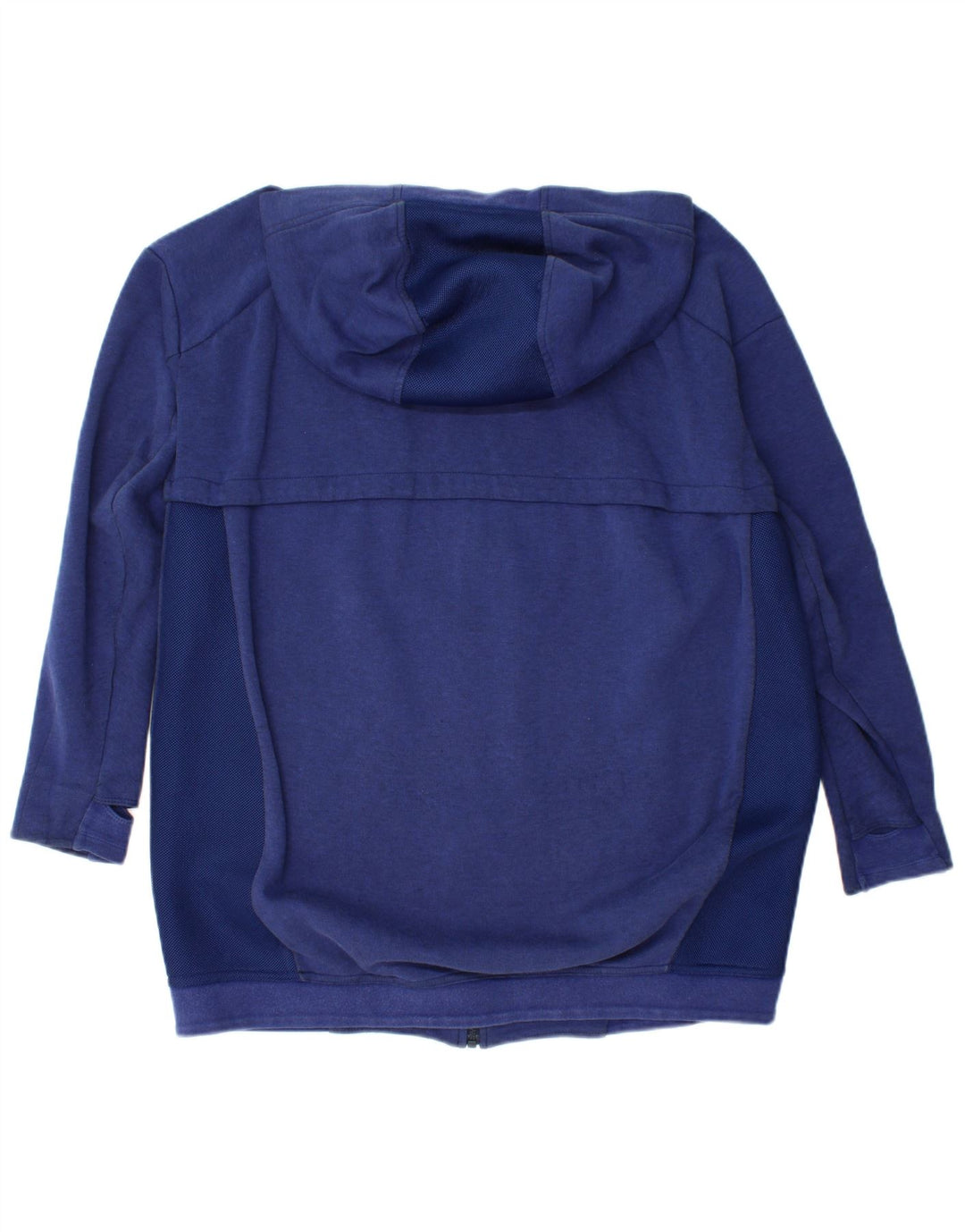 Pulover NIKE pentru bărbați, cu fermoar, din bumbac colorblock, albastru mediu