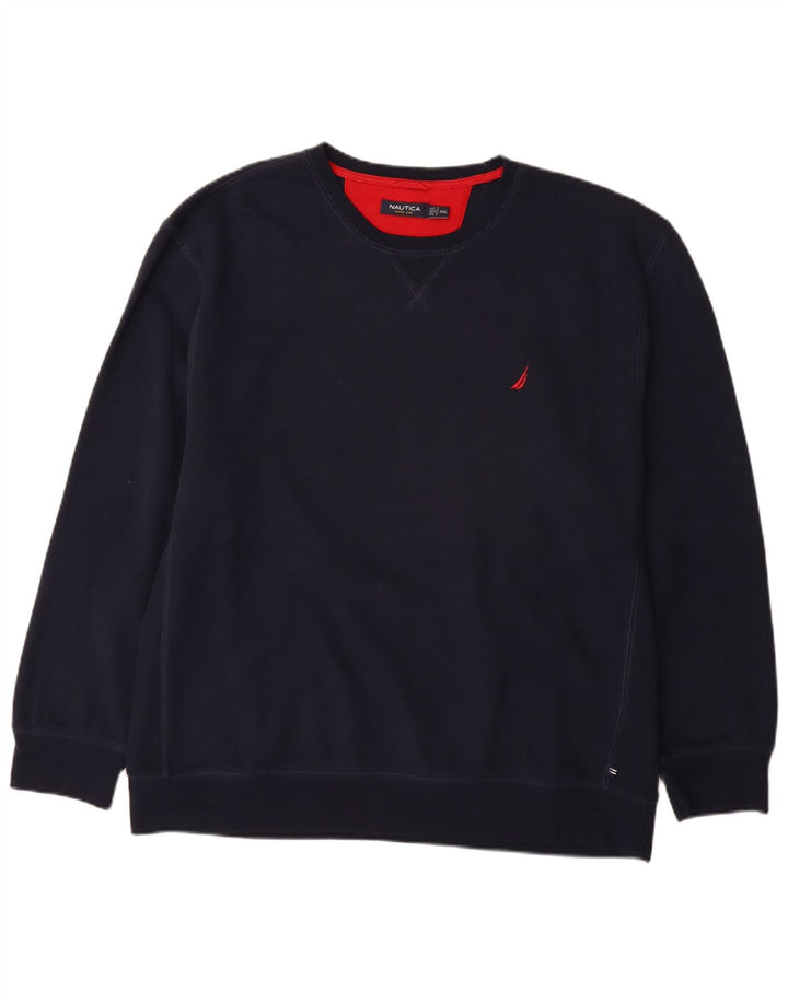 Pulover pentru bărbați NAUTICA, 2XL, bumbac bleumarin