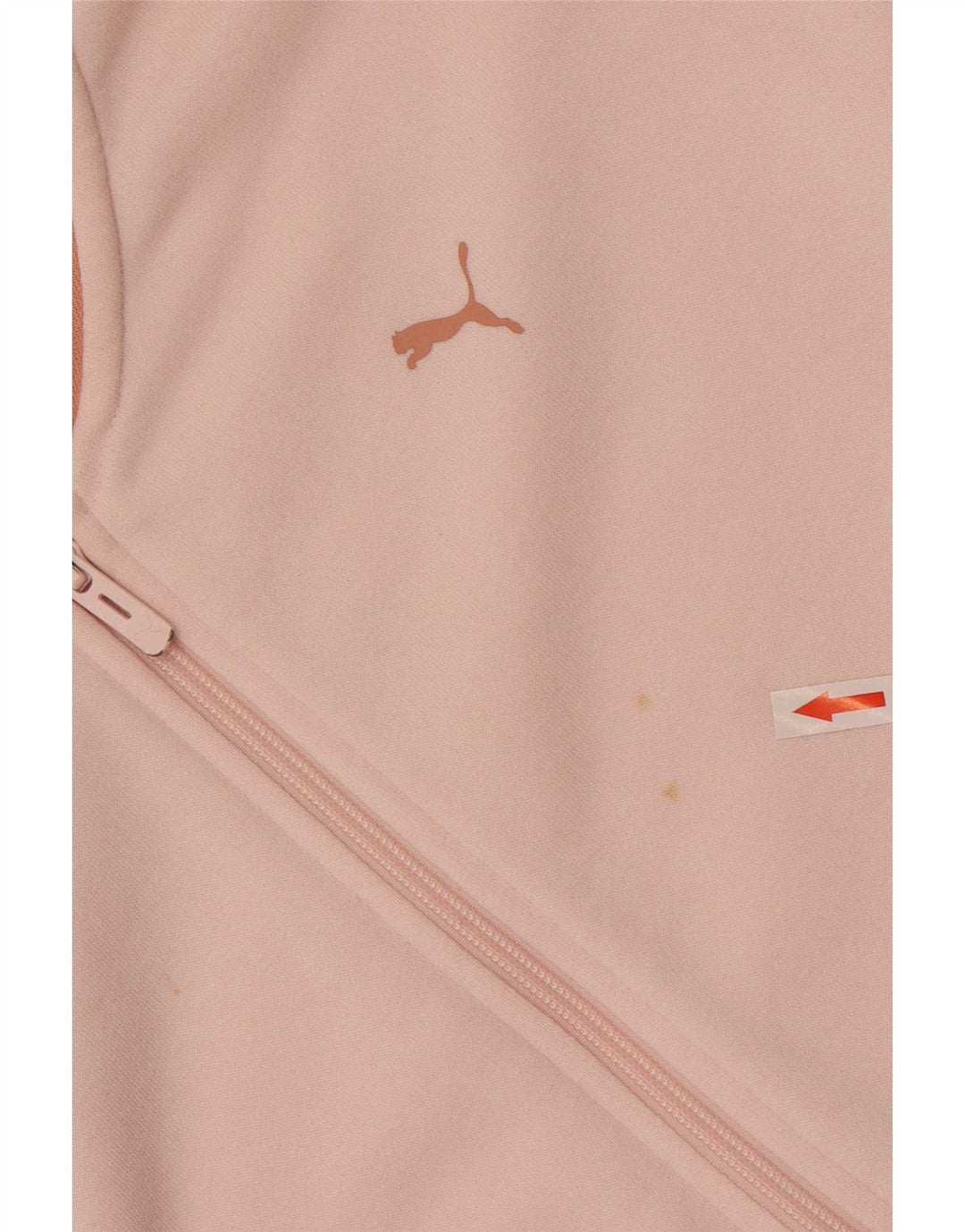 Jachetă de top cu trening grafic Puma pentru femei UK 12 Medium Pink Colorblock