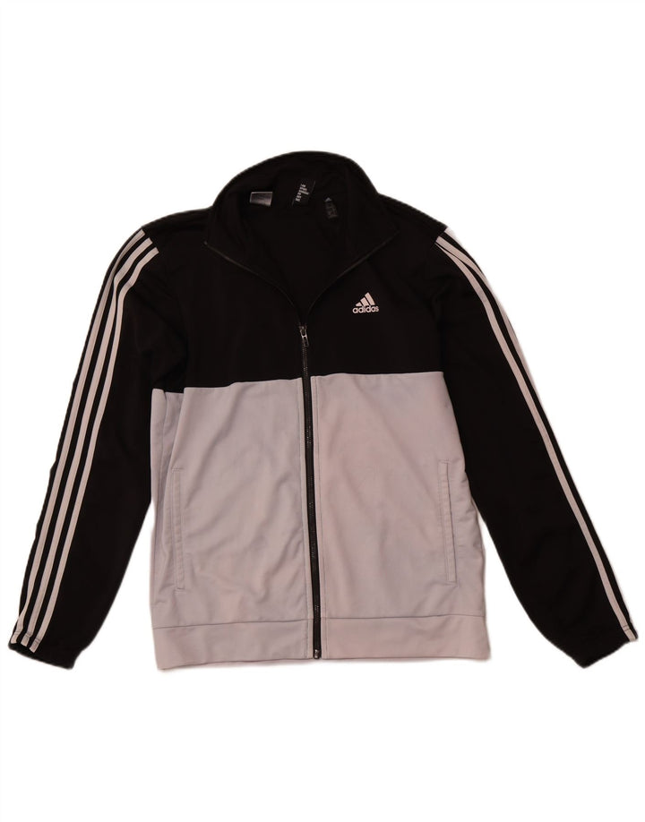 Jachetă de trening pentru bărbați ADIDAS UK 40/42 Medium Black Colorblock