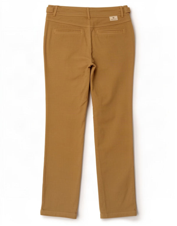 Murphy & Nye Pantaloni chino drepți pentru femei L27 L32 bumbac bej