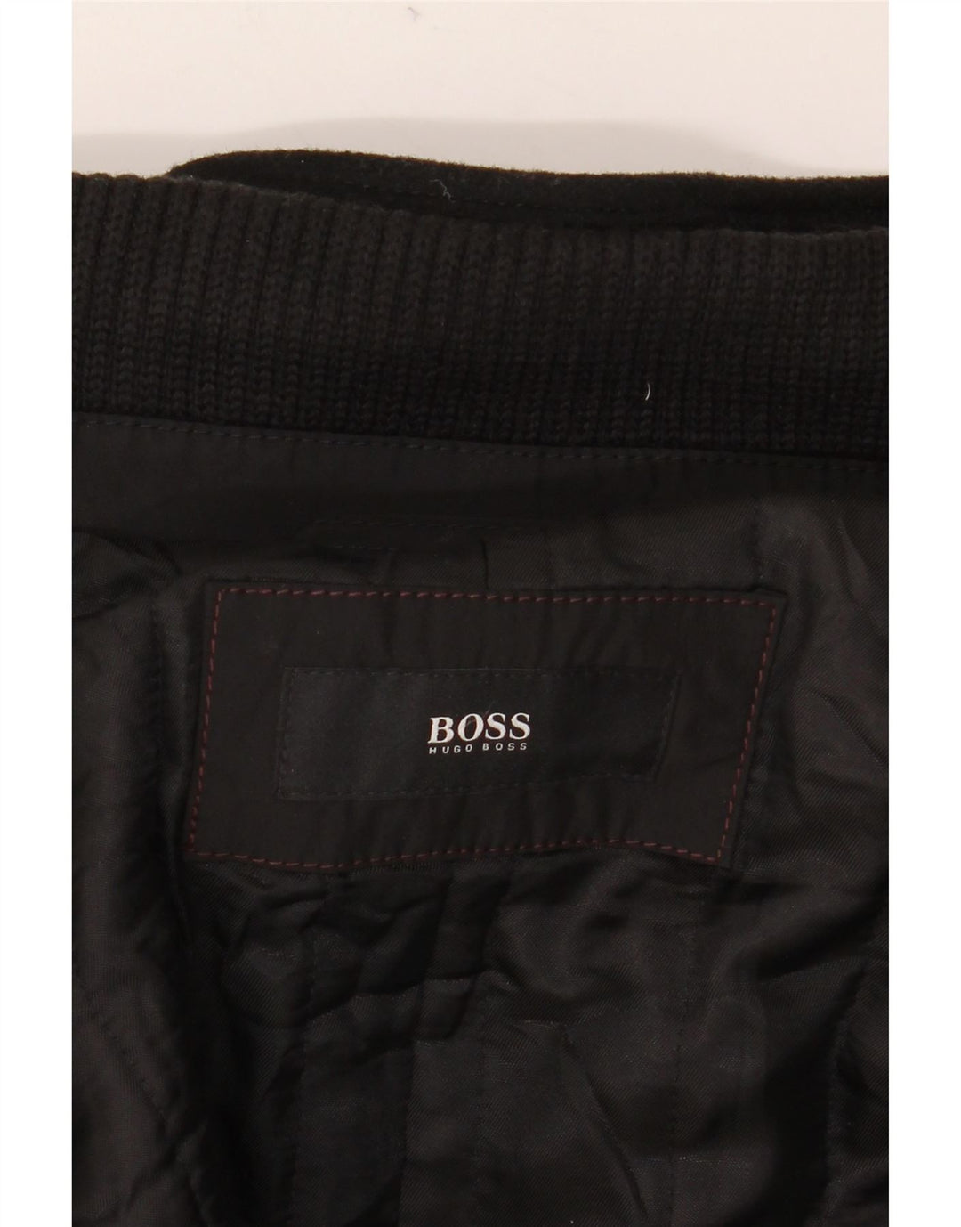 Palton pentru bărbați Hugo Boss EU 56 3XL Lână neagră