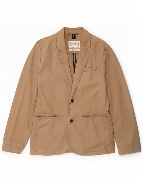 Jachetă pentru bărbați Fat Face cu 2 nasturi UK 38 Medium Beige Bumbac