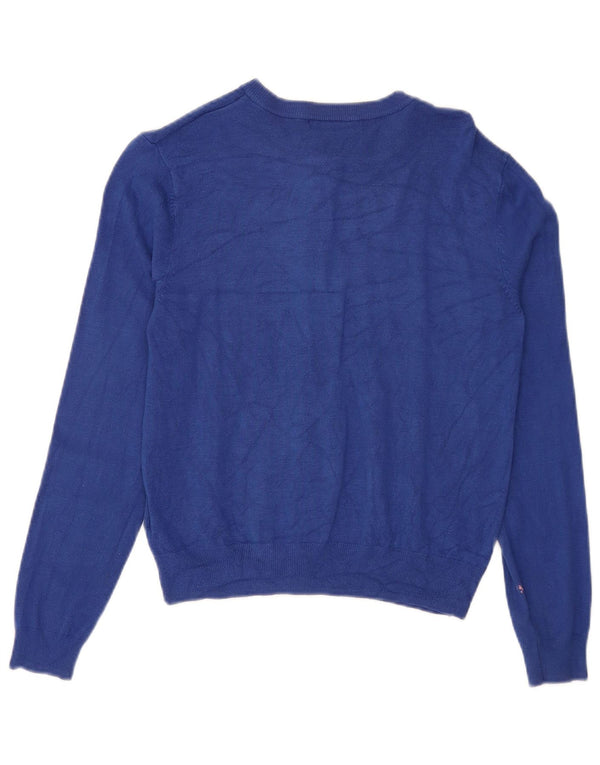 Pulover pentru femei Marks & Spencer Crop Cardigan UK 12 Medium Blue Viscose