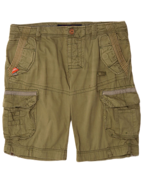 Pantaloni scurti cargo Superdry pentru bărbați 2XL W40 bumbac kaki