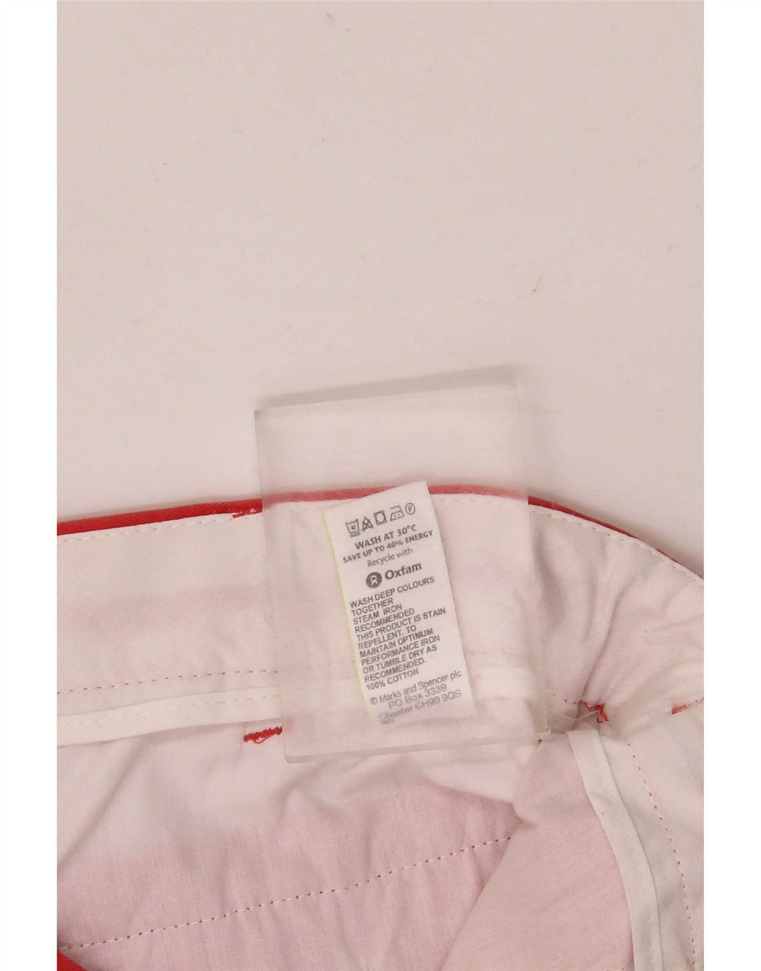 Pantaloni scurți chino pentru bărbați Marks & Spencer W36 mare bumbac portocaliu