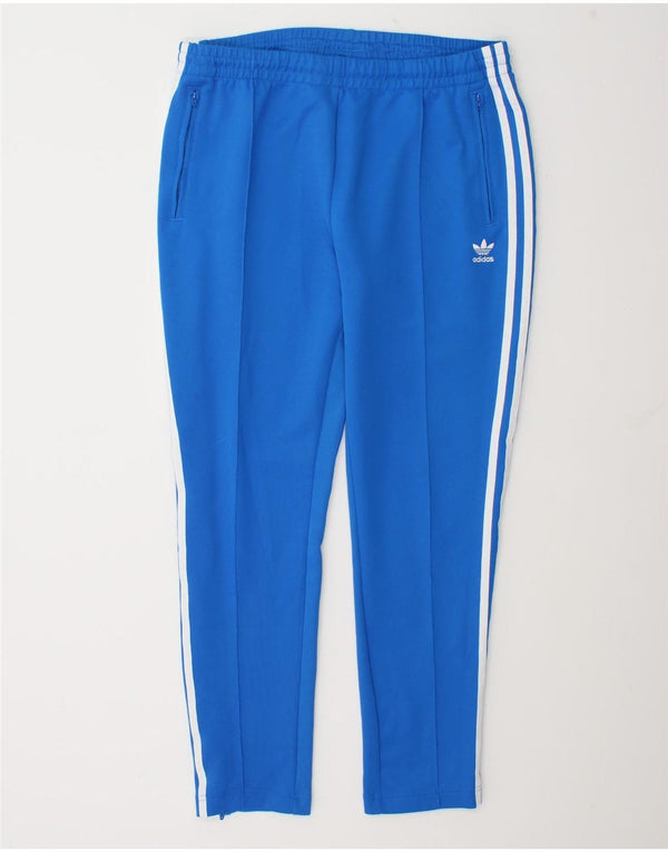 Pantaloni de trening Adidas pentru femei UK 18 XL poliester albastru