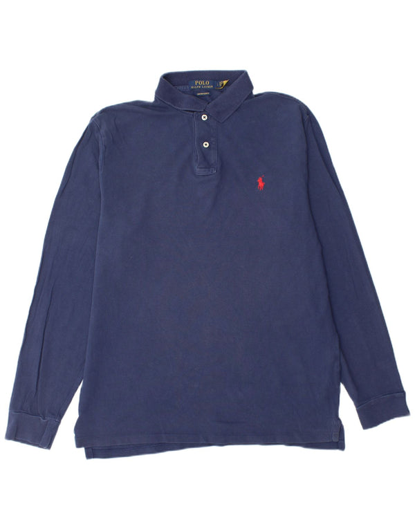 POLO RALPH LAUREN Cămașă polo personalizată pentru bărbați, mare, bleumarin